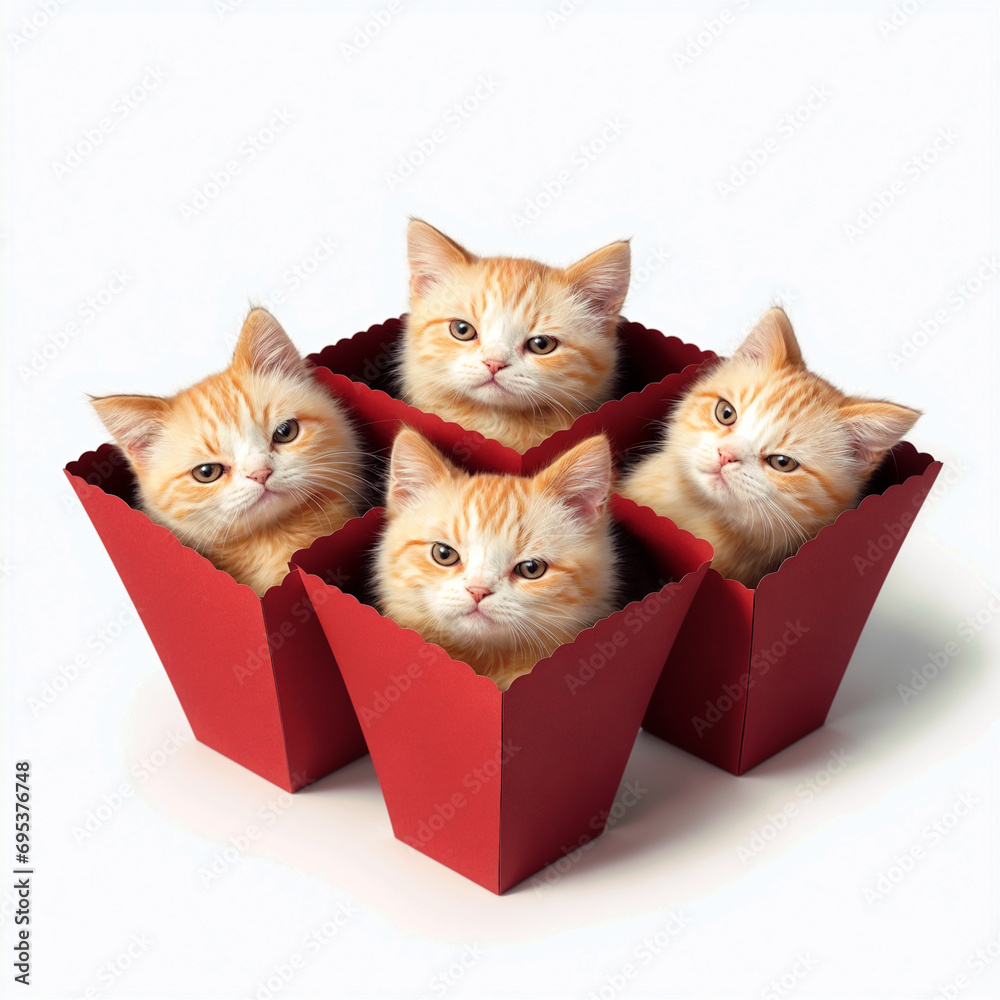 Cute Cat - generative ai, üretken yapay zeka Cute Cat - generative ai, üretken yapay zeka