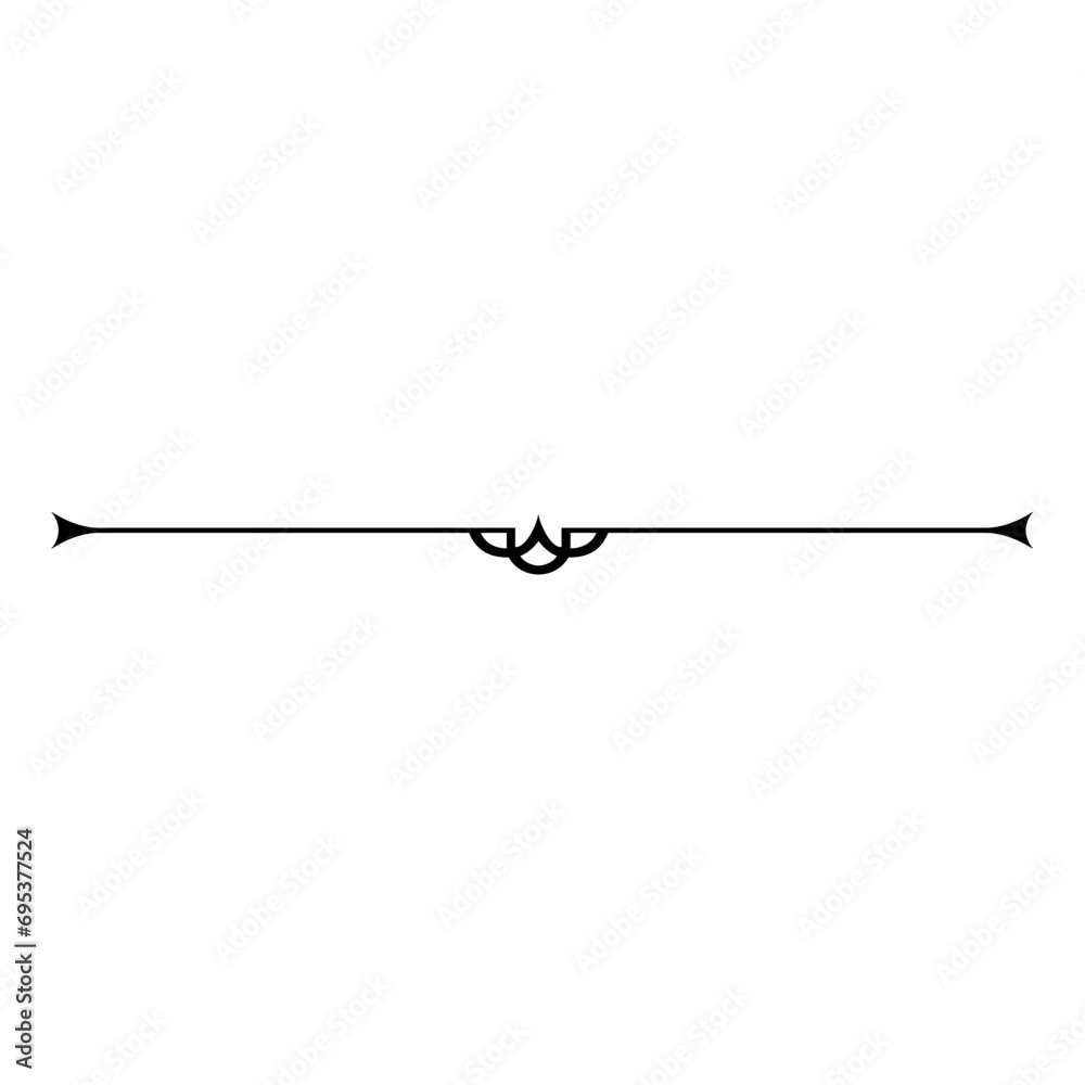 Decorative divider element Decorative divider element