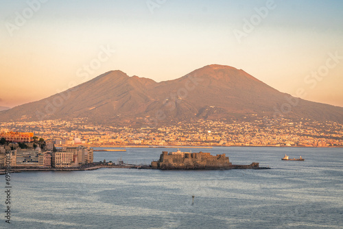 Cityscape of Napoli, Italy. Vesuvio, Architecture, Buildings, Streetlife, City, Campania, Italia.