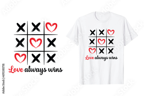 Love always wins valentine t shirt