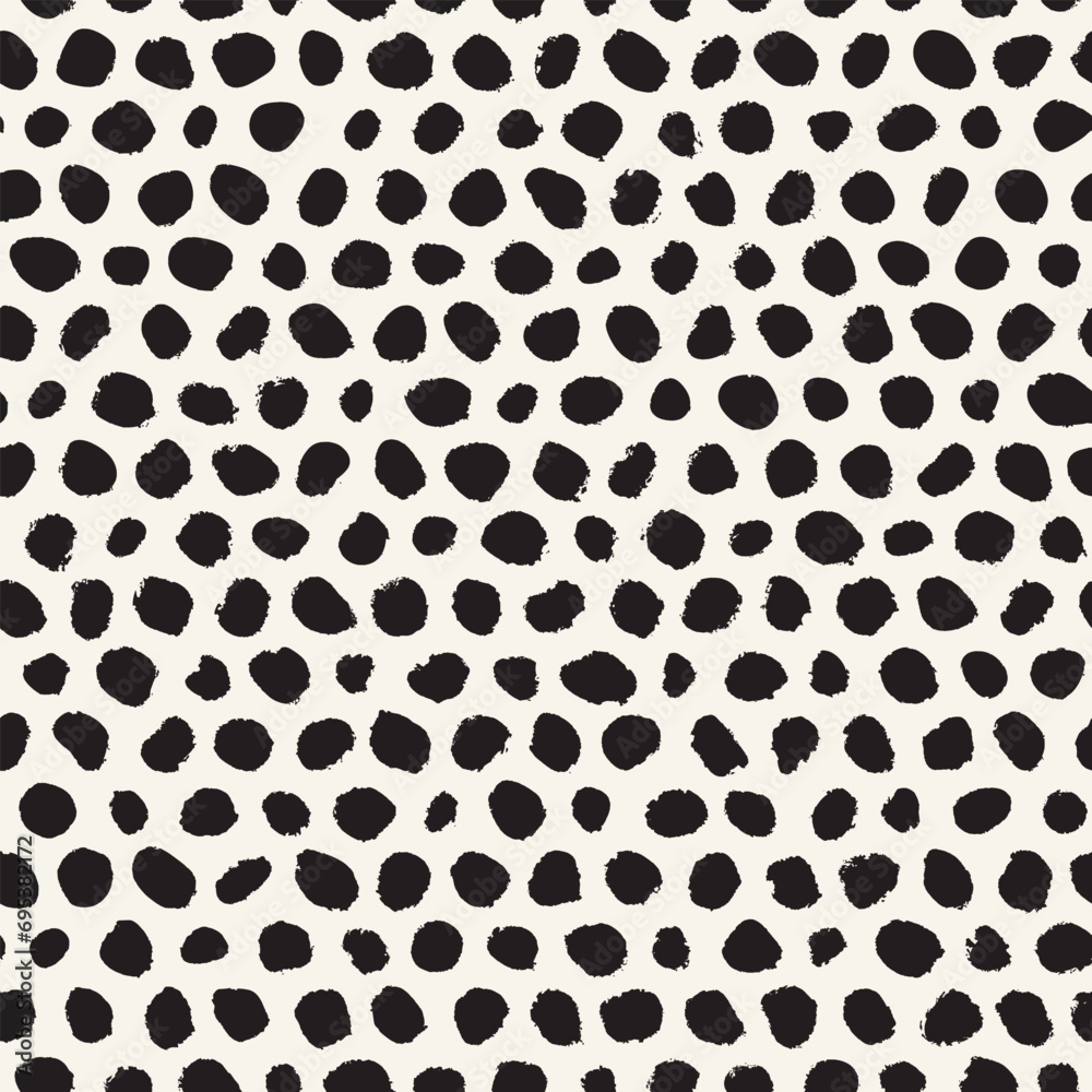 Vector seamless hand-painted pattern. Abstract decorative background with brush strokes. Monochrome hand-drawn texture. Vector seamless hand-painted pattern. Abstract decorative background with brush strokes. Monochrome hand-drawn texture.