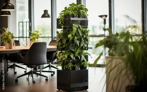 Smart Solutions for Air Quality: Office Plant System.