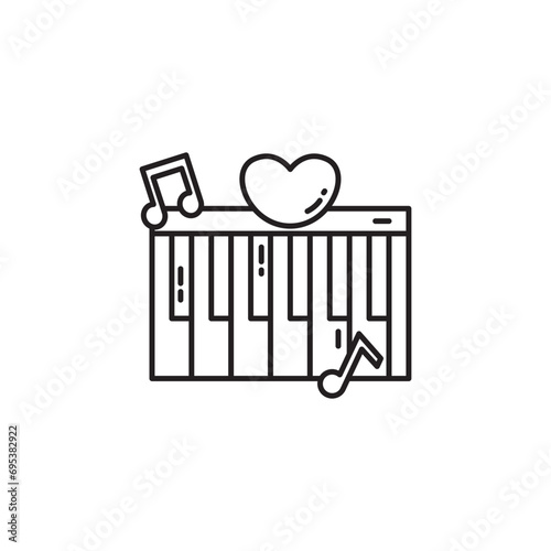 Wedding love song icon