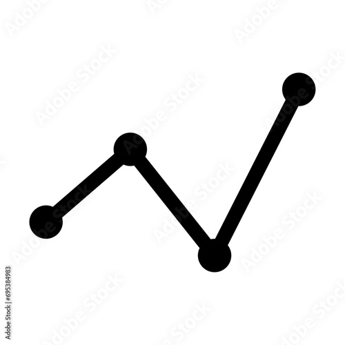 line chart icon, line graph icon, ui ux icon