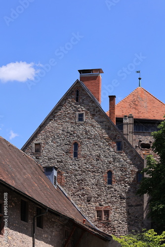 Historisches Bauwerk in der Altstadt von Villingen, einem Stadtteil von Villingen-Schwenningen in Baden-Württemberg 