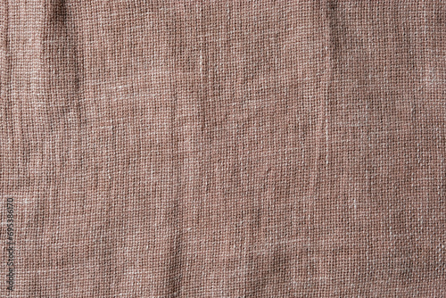 Linen fabric close up as background