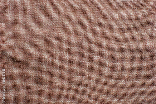 Linen fabric close up as background