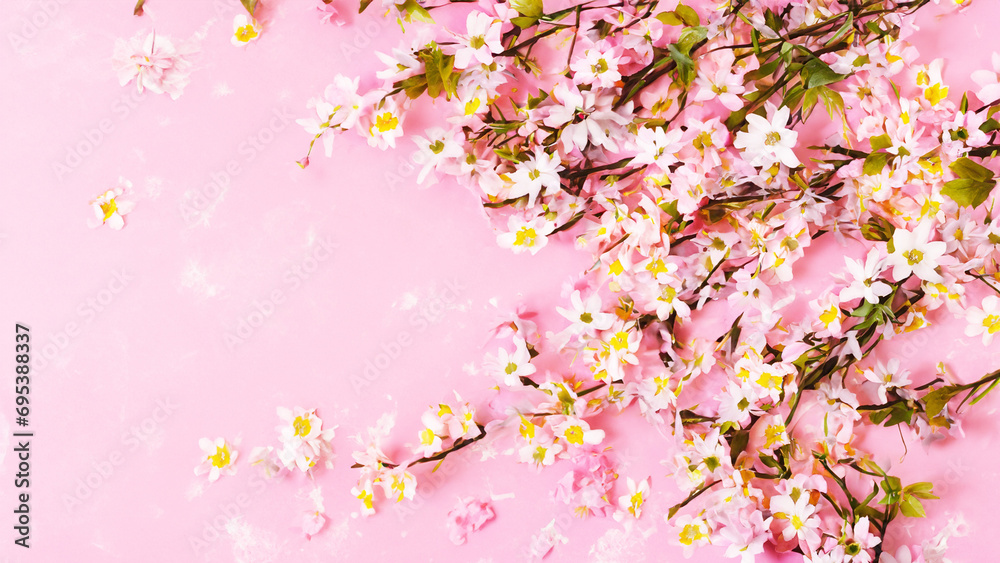 Obraz premium pink cherry blossom