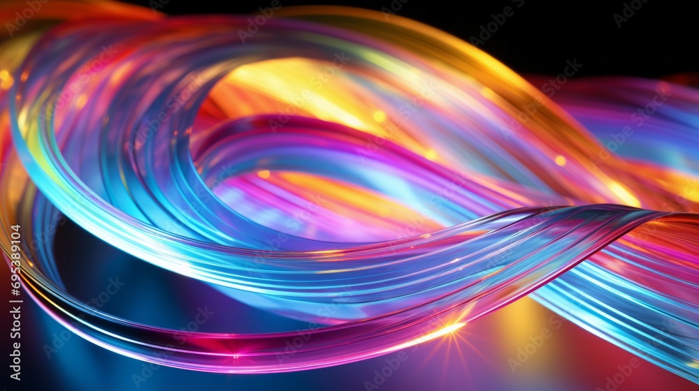 Abstract background fiber optics close up, computer communication technology. Optical lighting. Abstract background fiber optics close up, computer communication technology. Optical lighting.