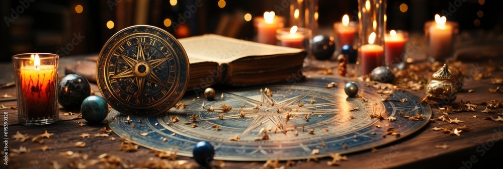 Tarot Astrologyesoteric Occult Mystical Ritual , Banner Image For