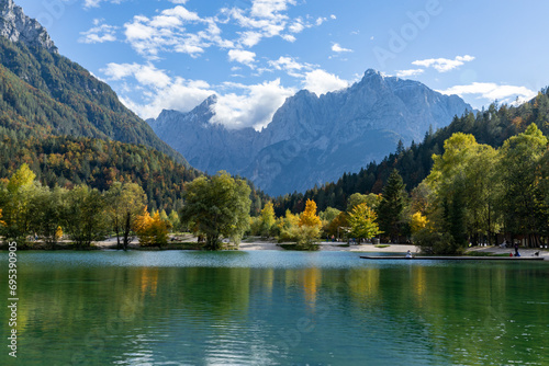 lake and mountains