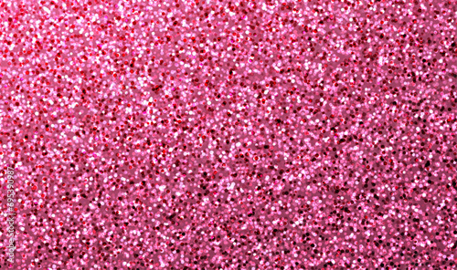 Pink pattern with detailed glittering texture. Horizontal love and New Year art banner
