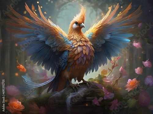Magical Bird, Fantastic bird fantasy, © Miqdad