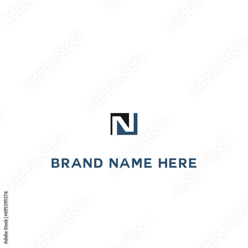 N logo letter design on luxury background. NN logo monogram initials letter concept. N, NN icon logo design