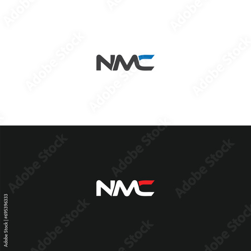 NMC logo. N M C design. White NMC letter. NMC, N M C letter logo design. Initial letter NMC linked circle monogram  logo, NMC letter logo vector design.  logo photo