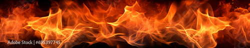 Background material photo of burning flames,