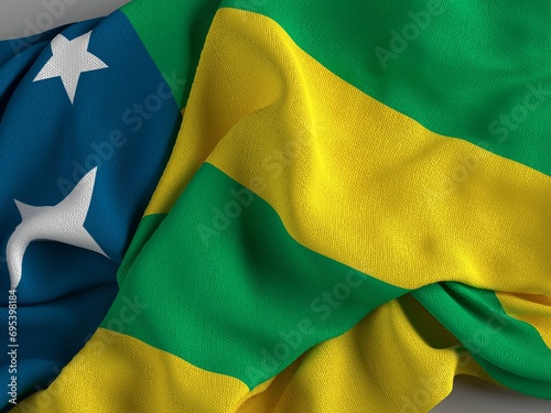 A bandeira do estado de Sergipe, região Nordeste, Brasil - Ilustração 3D photo