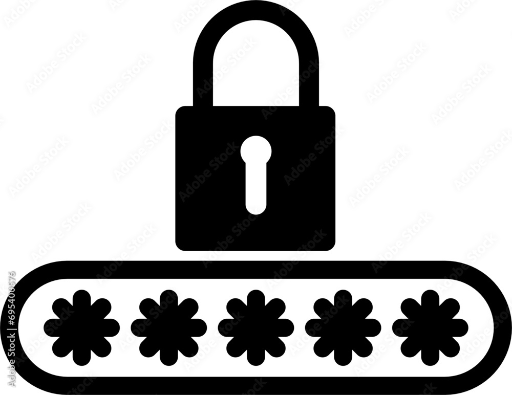 password icon with padlock symbol password icon with padlock symbol