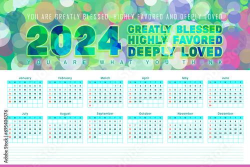 calendar for 2024