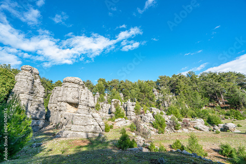 The fantastic view of Adam Kayalar, which means the Man Rocks, resembles several standing men, people have already named them Avatar Land due to their peculiar and fantastic structure. photo