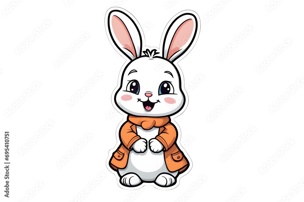 Cute Rabbit (PNG 10800x7200)