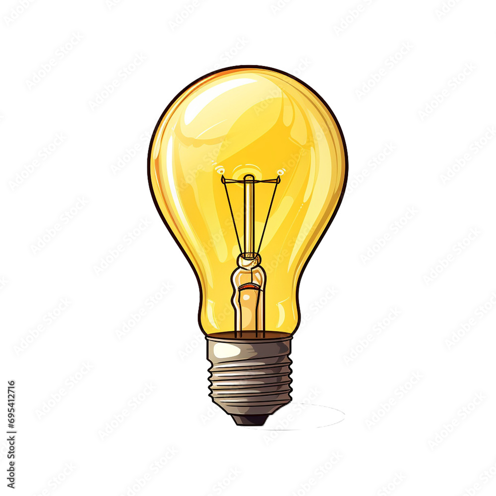 light bulb isolated on white transparent PNG background light bulb isolated on white transparent PNG background
