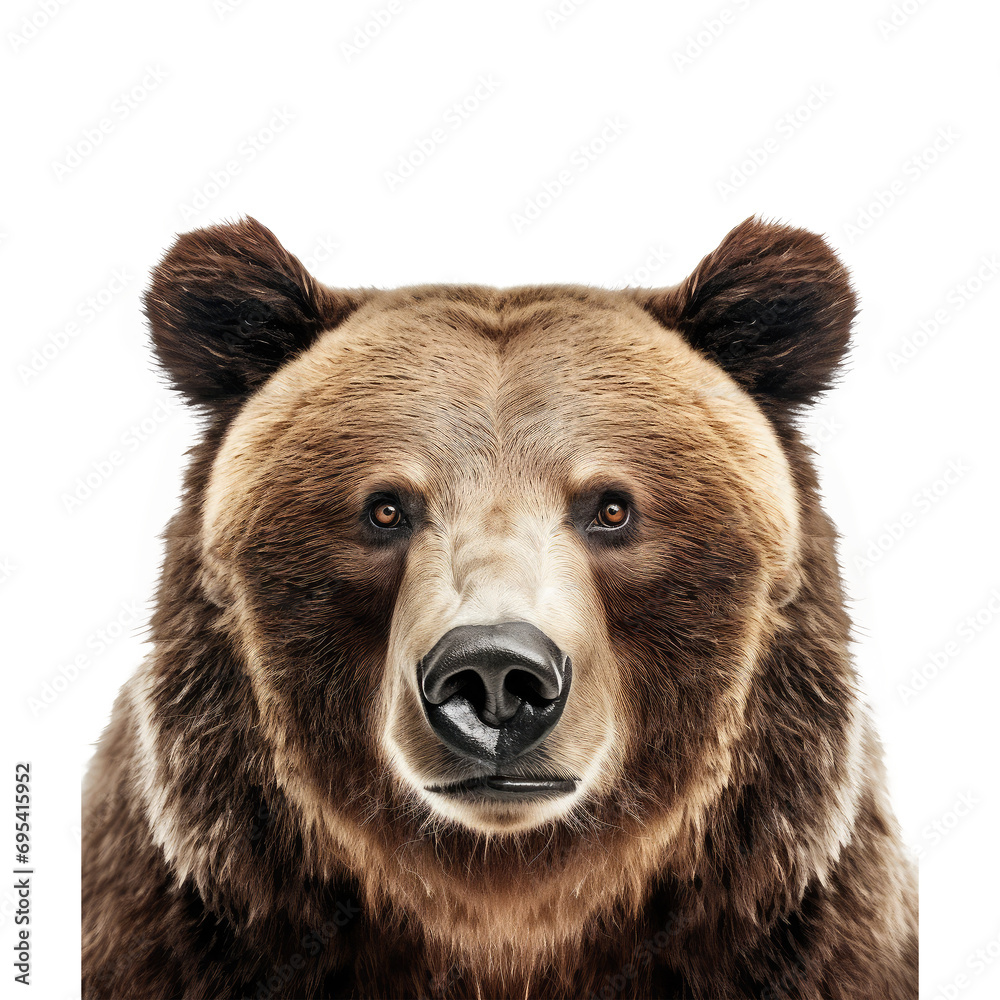 beautiful bear isolated on white beautiful bear isolated on white
