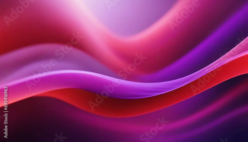 Photo abstract background with smooth lines in red and purple colors digitally.
