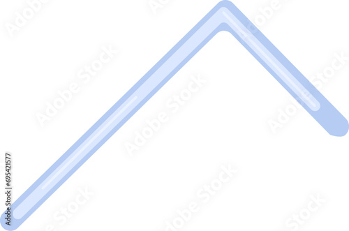 Metal waste pollution. Iron construction corner icon. Disposal of waste of carpentry metalworking workshop and industry. Metallurgy waste separation problem. Simple flat vector isolated on white back