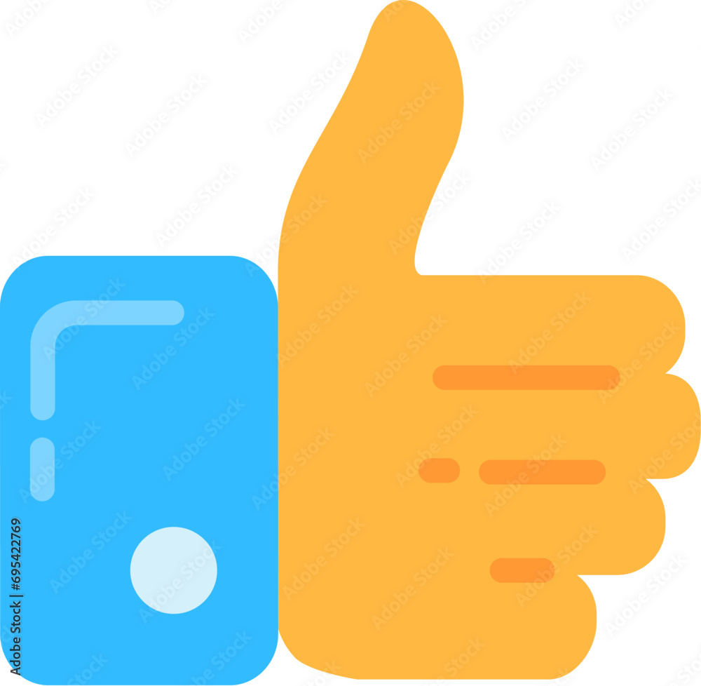 Like sign in social media, business chat and business email. Hand of businessman in shirt thumbs up. Symbol of approval, consent. Simple Flat vector isolated on white background Like sign in social media, business chat and business email. Hand of businessman in shirt thumbs up. Symbol of approval, consent. Simple Flat vector isolated on white background