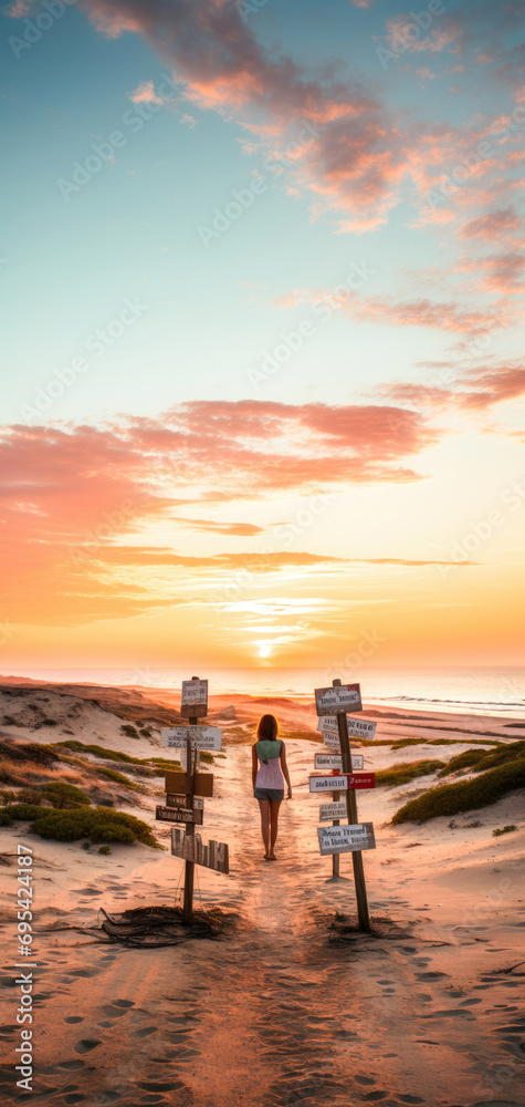 sunset at the Beach wallpaper in summer season sunset at the Beach wallpaper in summer season