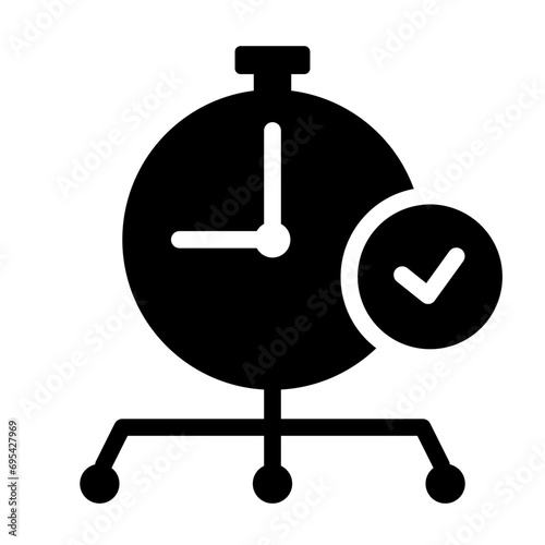 work life balance icon set