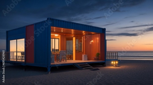 Beauty of a Double Container Home by the Beach
