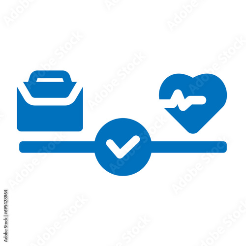 work life balance icons