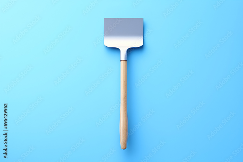 Spade on Blue Background Spade on Blue Background