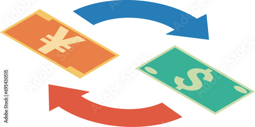 日本円とドルの取引