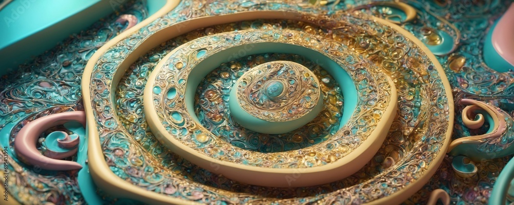 a close up of a decorative object on a table