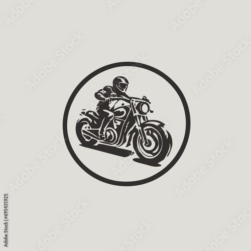 Motorcycle Logo Design Very Cool Concept 