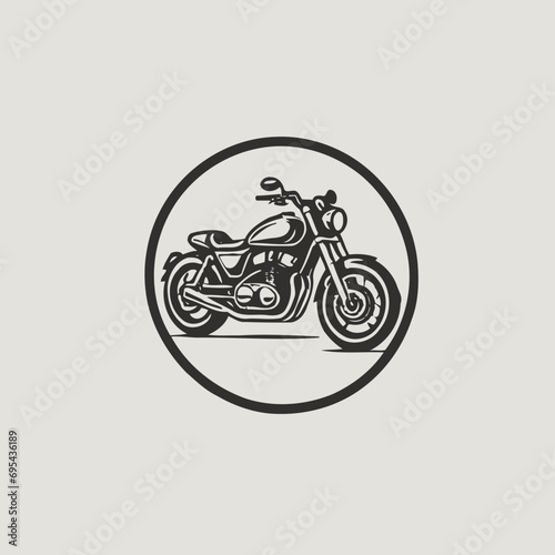 Motorcycle Logo Design Very Cool Concept 