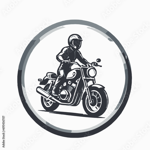 Motorcycle Logo Design Very Cool Concept 
