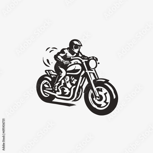 Motorcycle Logo Design Very Cool Concept 