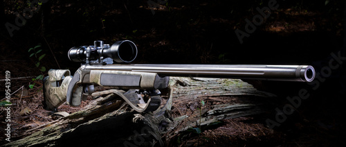 Obraz na płótnie Break action muzzleloader rifle w salonie