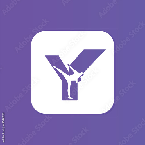 Sports, Boxing logo design vector template