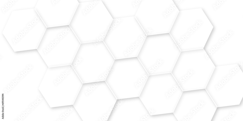 Abstract background with hexagons. Hexagonal structure futuristic white background and Embossed Hexagon, honeycomb white Background. hexagon concept design abstract technology background. Abstract background with hexagons. Hexagonal structure futuristic white background and Embossed Hexagon, honeycomb white Background. hexagon concept design abstract technology background.