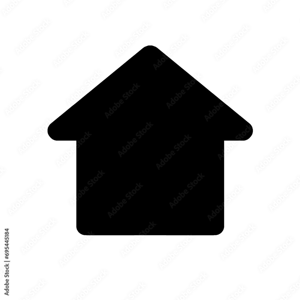 black home icon button with isolated on white transparent background vector illustration. concept of homepage, property, real estate, house black home icon button with isolated on white transparent background vector illustration. concept of homepage, property, real estate, house