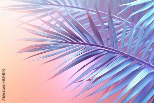 abstract colorful background of palm leafs