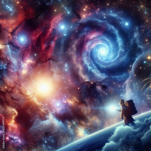 uma jornada galáctica e explore a imensidão do espaço para capturar fenômenos cósmicos. De nebulosas coloridas a buracos negros imponentes, sua missão é revelar a beleza exótica. © Inspiração Visual