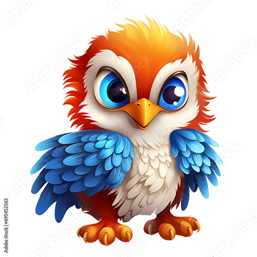 A Cute Happy  Animal Baby  -  AI Generative