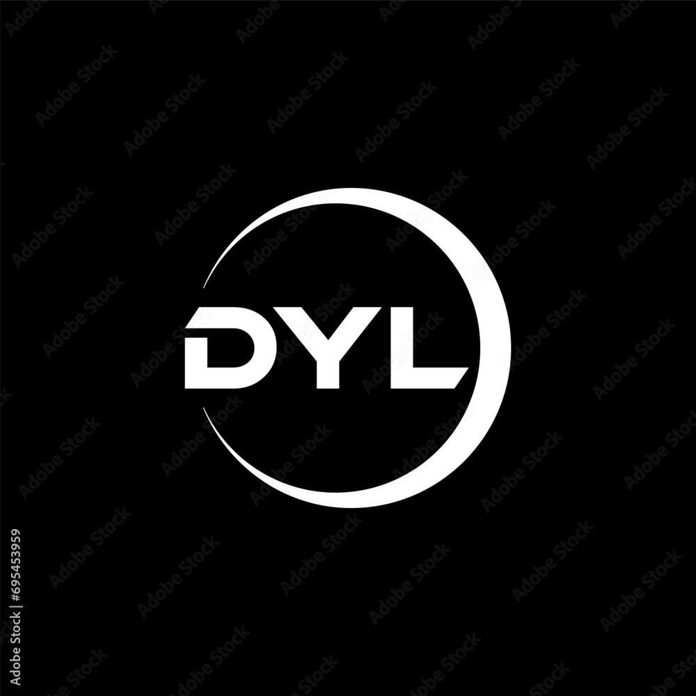 DYL letter logo design with black background in illustrator, cube logo, vector logo, modern alphabet font overlap style. calligraphy designs for logo, Poster, Invitation, etc. DYL letter logo design with black background in illustrator, cube logo, vector logo, modern alphabet font overlap style. calligraphy designs for logo, Poster, Invitation, etc.