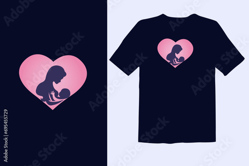 National Safe Motherhood Day. 11 April. Holiday Concept. flat illustration. vector illustrations t shirt design.